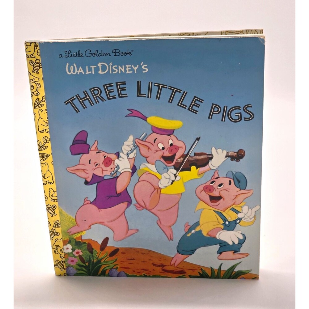 Disney Three Little Pigs A Little Golden Book Walt Disney's Three Little Pigs